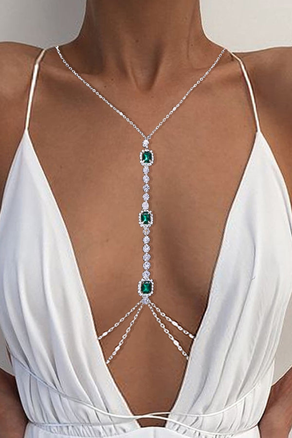 Turquoise Layered Body Chain