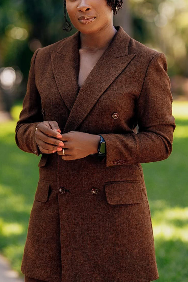 Classic Three Flap Pocket Blazer & Pants Set