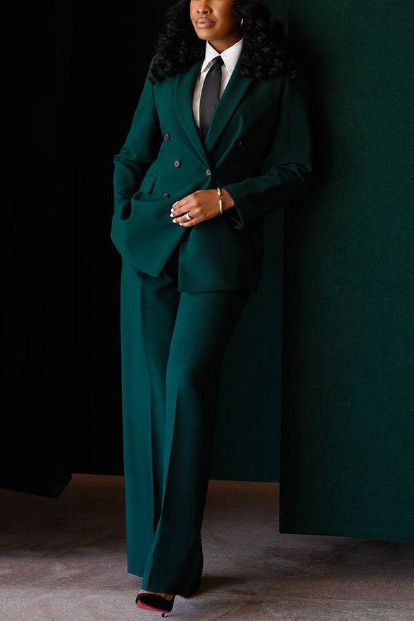 Vintage Double Breasted Blazer & Pants Set