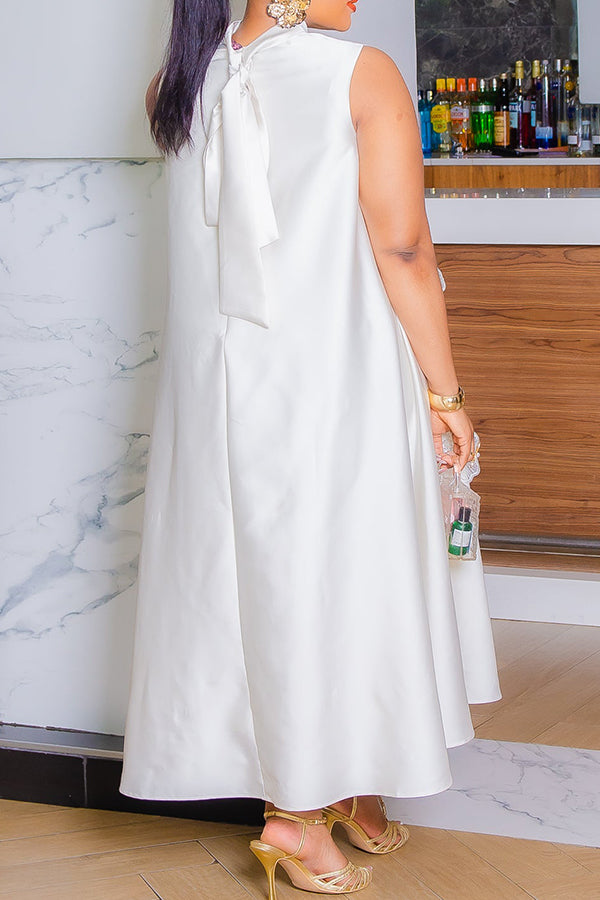 Luxurious Sequin Bead Floret Embellished Kaftan Maxi Dress