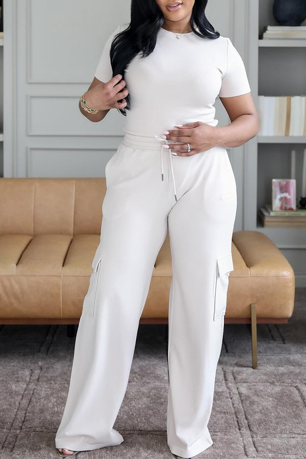 Comfy Modern Cargo Pocket Pants Set