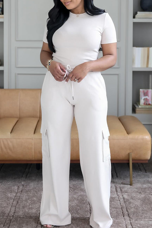 Comfy Modern Cargo Pocket Pants Set