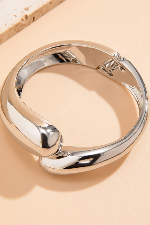 Metallic Shiny Water Drop Bracelet