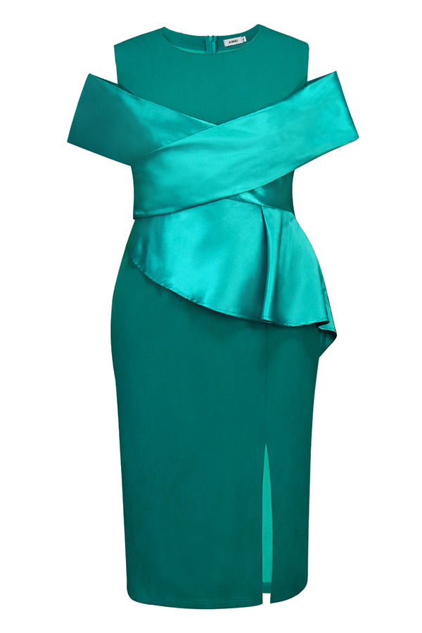 Elegant High Waist Bodycon Dress