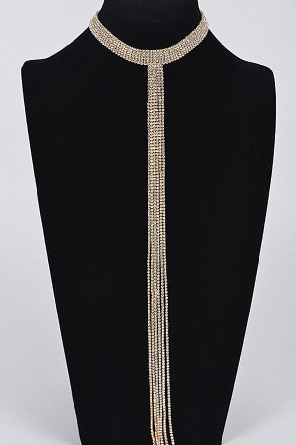 Full Rhinestones Choker Necklace