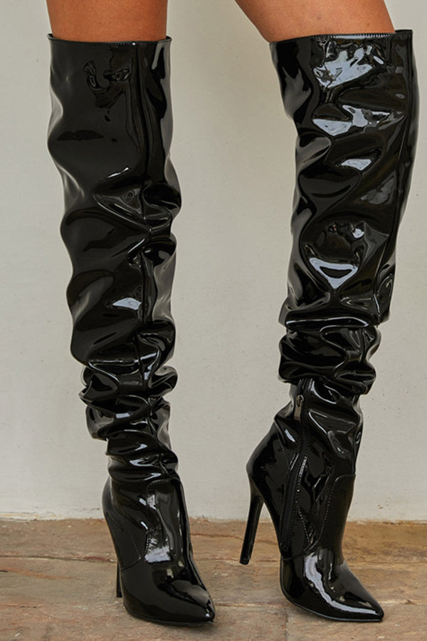 Over Knee High-heeled Boots
