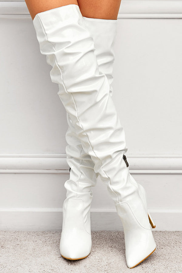 Over Knee High-heeled Boots