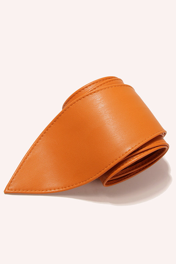 Soft Wide Bow Knot Belt