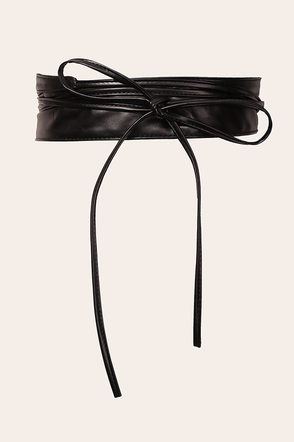 Elegant Soft Lace-up Belt