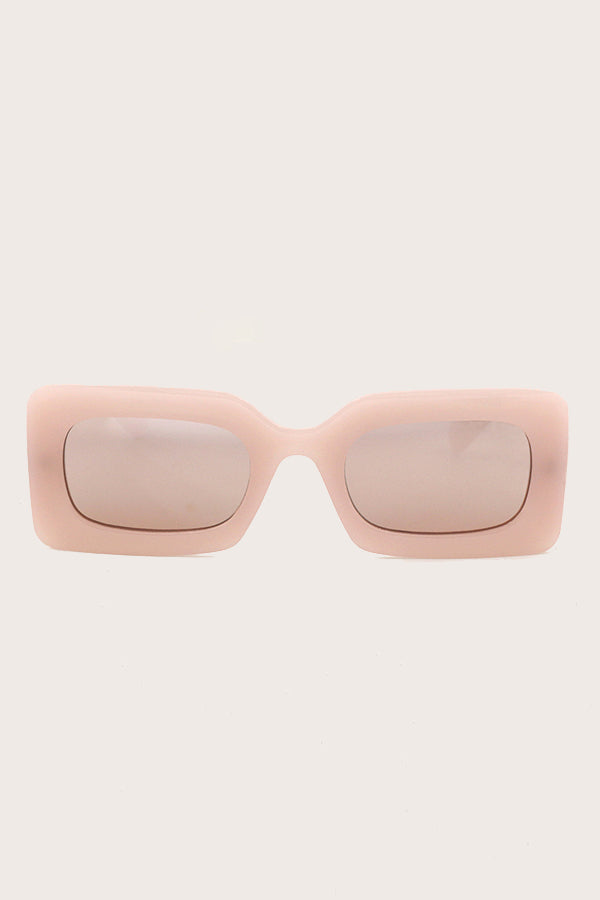 Jelly Color Square Frame Fashion Sunglasses