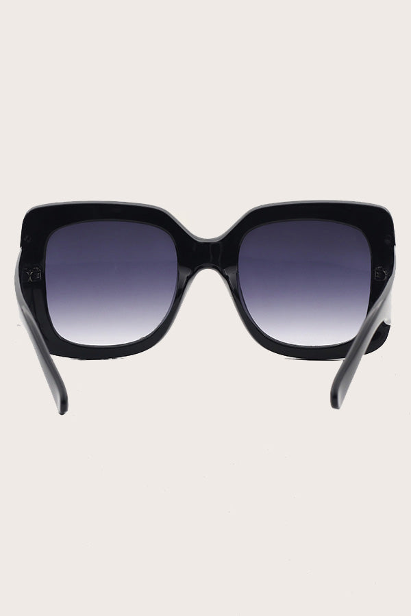 Glamorous Zircon Square Frame Sunglasses