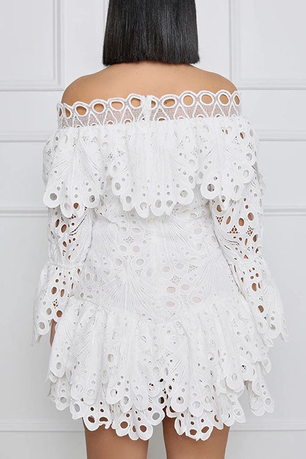 Fashion Off Shoulder Lace Dress