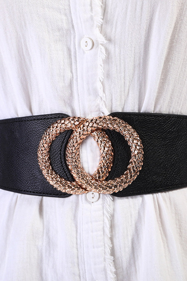 Vintage Metal Shine Belt