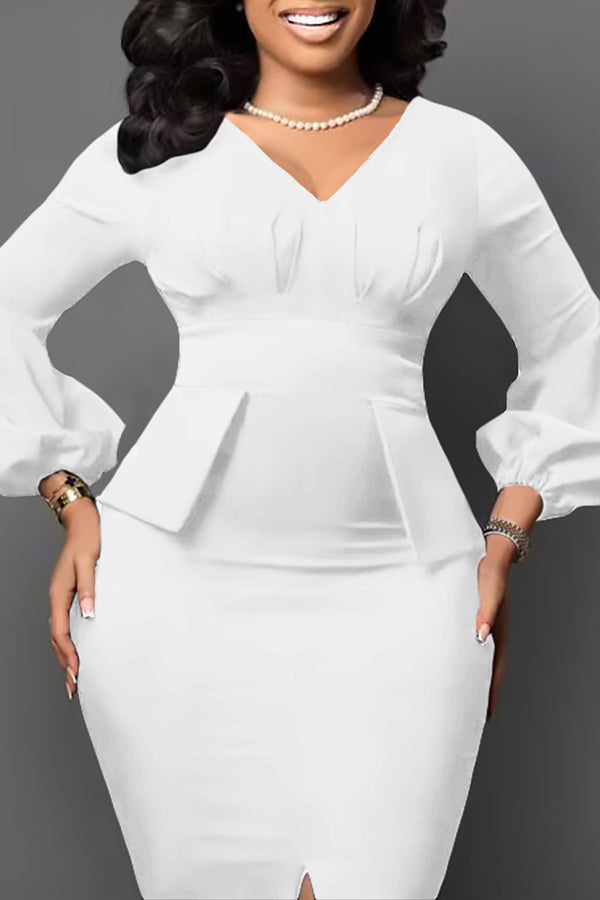 Body Hug Slitted Bodycon Dress