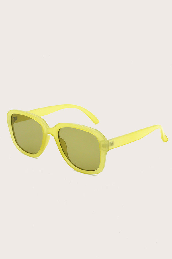 Candy Colors Square Sunglasses