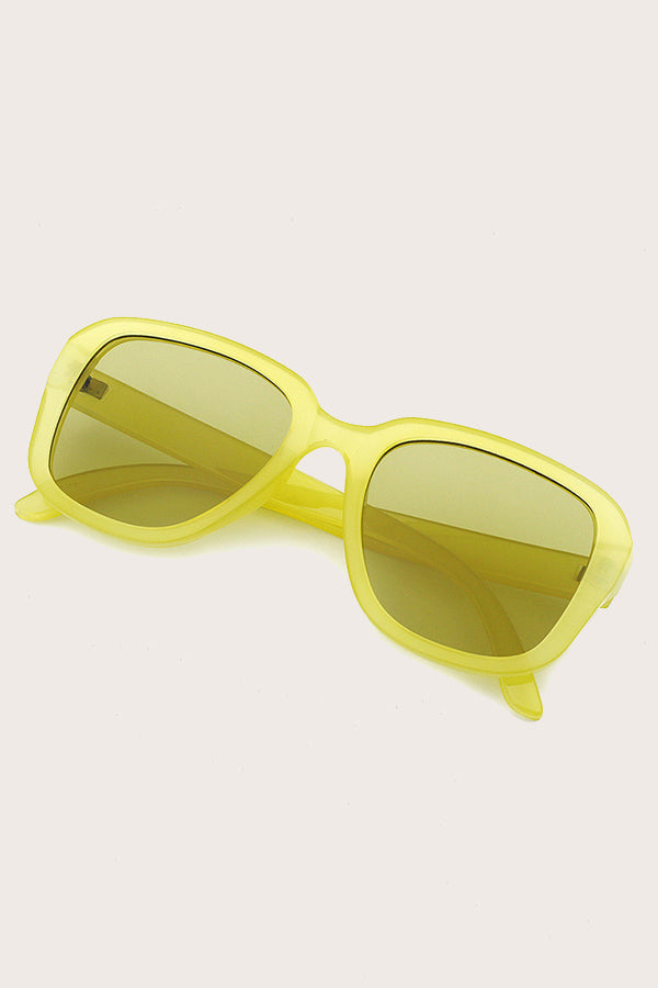 Candy Colors Square Sunglasses