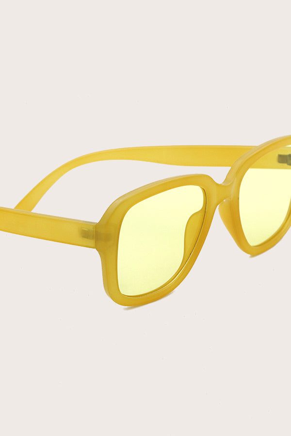 Candy Colors Square Sunglasses