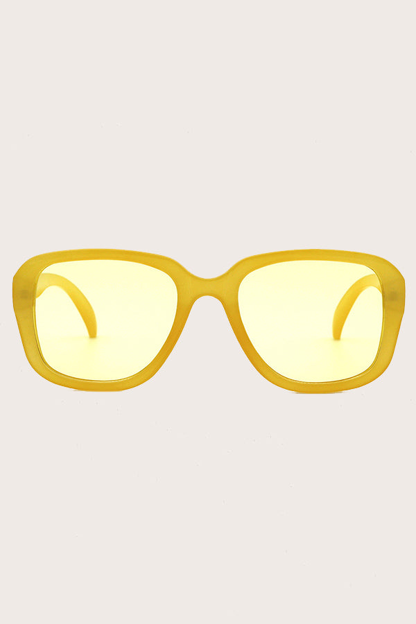 Candy Colors Square Sunglasses