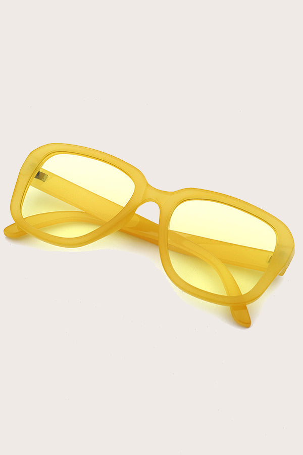 Candy Colors Square Sunglasses